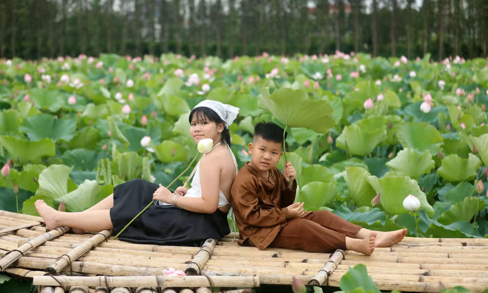 Du khach toi tham quan dam sen bat ngat o Bac Giang-Hinh-7