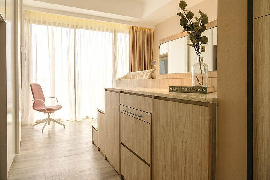 Can ho mini chi 25m² gay nghien voi loi thiet ke thong minh