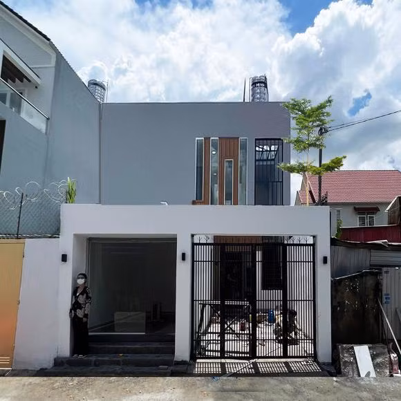 Cai tao khu tro cap bon cu thanh nha gac lung tien nghi-Hinh-4