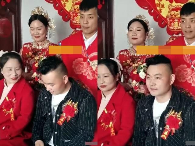 Ngoai hinh bo me vo trong dam cuoi khien nhieu nguoi to mo