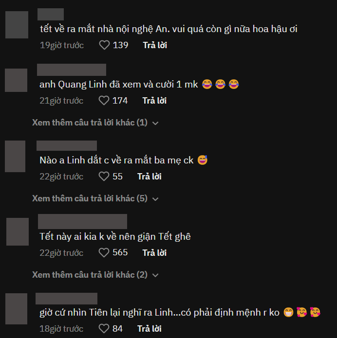 Thùy Tiên 'bắt trend' nhạc Tết, dân mạng gọi tên Quang Linh Vlog - Hình 7 Thuy Tien 'bat trend' nhac Tet, dan mang goi ten Quang Linh Vlog-Hinh-7