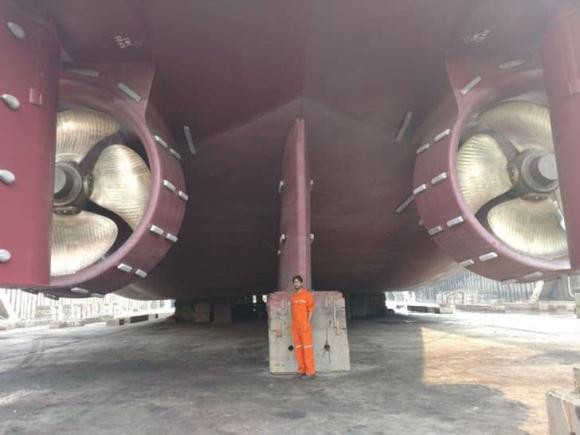 “Cánh quạt của chiếc thuyền siêu khủng".