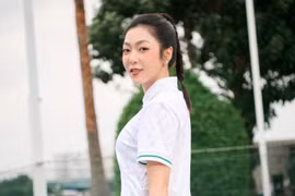 Hà Thanh Xuân khoe dáng nuột, nhan sắc U40 tươi trẻ trên sân Pickleball