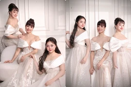 Nhan sắc hai con gái Thúy Hạnh khi chung khung hình cùng mẹ