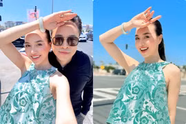 Đinh Ngọc Diệp vi vu nước Mỹ, nhan sắc tuổi 41 gây bất ngờ