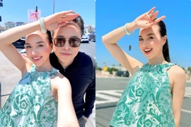 Đinh Ngọc Diệp vi vu nước Mỹ, nhan sắc tuổi 41 gây bất ngờ