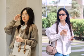 Midu lên đồ đi dạy trẻ trung, liên tục bị nhầm là sinh viên