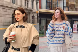 Hot face sao Việt: Diễn viên Phanh Lee lên đồ sang chảnh dạo phố Thượng Hải