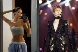 Hot face sao Việt: Minh Triệu khoe eo không chút mỡ thừa