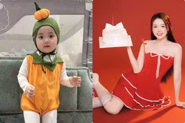 Hot face sao Việt: Con gái Khánh Thi - Phan Hiển hoá trang dịp Halloween