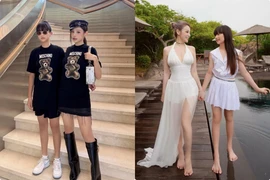 Con gái Huyền Baby 13 tuổi gây sốt với thần thái tiểu thư