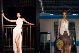 Hot face sao Việt: Hồ Ngọc Hà mặc váy xẻ cao khoe chân dài