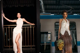 Hot face sao Việt: Hồ Ngọc Hà mặc váy xẻ cao khoe chân dài