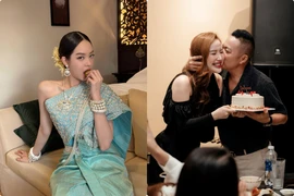 Hot face sao Việt: Bảo Thy cười 'tít mắt' khi được ông xã tổ chức sinh nhật