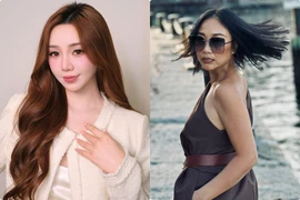 Hot face sao Việt: Đoan Trang thả dáng trên đường phố Boston