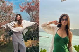 Hot face sao Việt: Hồ Ngọc Hà chụp cùng mai anh đào đẹp như tranh ở Đà Lạt