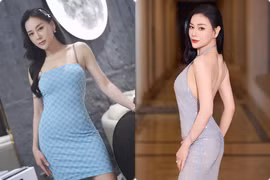 Phương Oanh "hớp hồn" fan khi diện váy ôm sát khoe vóc dáng