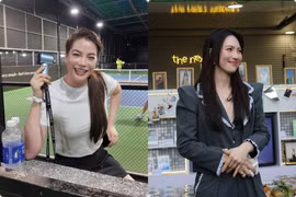 Hot face sao Việt: Trương Ngọc Ánh vui vẻ chơi Pickleball