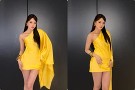 Thiều Bảo Trâm mặc váy rực rỡ khoe nhan sắc đẹp chẳng kém Hoa hậu