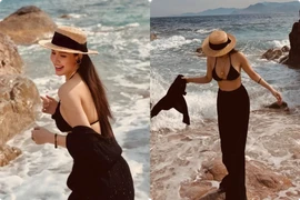 Mẹ hai con Phanh Lee khoe thân hình nuột nà ở vịnh Vĩnh Hy