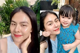 Mẹ bốn con Vân Trang khoe làn da căng bóng khiến fan trầm trồ