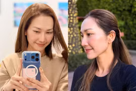 Nhan sắc tuổi 44 của mẹ đơn thân Kim Hiền gây chú ý