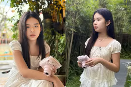 Con gái siêu mẫu Xuân Lan ra dáng thiếu nữ tuổi 12, hứa hẹn nối nghiệp mẹ