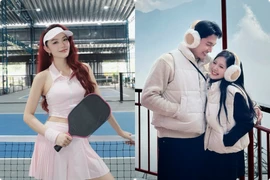 Hot face sao Việt: Đình Tú hạnh phúc bên vợ sắp cưới Ngọc Huyền