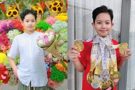 Con trai 10 tuổi của Khánh Thi cao 1m56, giành gần 50 huy chương dancesport