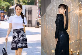 Hot face sao Việt: Lan Phương thả dáng trẻ trung trên phố