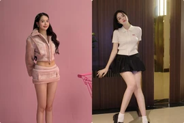 Thanh Thuỷ hóa búp bê Barbie khoe eo thon và chân dài cực phẩm