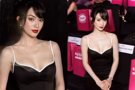 Vũ Thuý Quỳnh gây 'bão' sự kiện với váy ôm sát, khoét ngực táo bạo