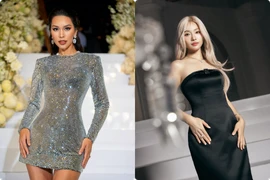 Hot face sao Việt: Hà Anh diện đầm lấp lánh khoe đường cong