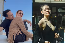 Hot face sao Việt: Vợ chồng Thanh Hằng thể hiện tình cảm khi ngắm biển