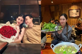 Hot face sao Việt: Lê Âu Ngân Anh cùng ông xã kỷ niệm 3 năm ngày cưới