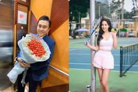 Hot face sao Việt: Lam Trường ôm bó hoa dâu tây từ fan