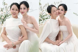 Dâu hào môn Hương Liên khoe sắc cùng mẹ, visual 'di truyền' gây sốt