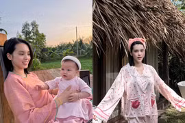 Quỳnh Lương sống an yên sau khi làm dâu miền Tây