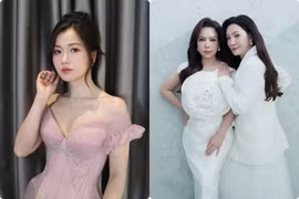 Hot face sao Việt: Lâm Vỹ Dạ rạng rỡ trong bộ đầm hồng khoét ngực sâu