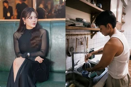 Hot face sao Việt: Ca sĩ Jun Phạm khoe cơ bắp khi rửa bát