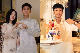 Con trai Lệ Quyên 15 tuổi cao 1m8, ngoại hình chững chạc gây chú ý 