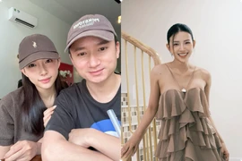 Vợ Phan Mạnh Quỳnh gây chú ý với gu thời trang cắt xẻ táo bạo