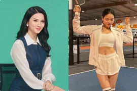 Hot face sao Việt: Lệ Quyên lên đồ gợi cảm đi tập pickleball ở Mỹ