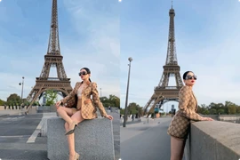 Lệ Quyên diện ‘cây’ hàng hiệu, khoe eo thon bên tháp Eiffel