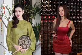 Hot face sao Việt: Khánh Vân xinh đẹp xuất thần trong bộ ảnh áo dài đón Tết