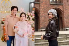 Hot face sao Việt: Vợ chồng Cao Minh Đạt tổ chức tiệc đầy tháng cho con gái