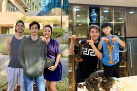 Hot face sao Việt: Đàm Vĩnh Hưng và con trai hào hứng khi được tặng tôm hùm