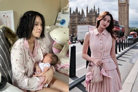 Hot face sao Việt: Quỳnh Lương khoe ảnh 'đầu bù tóc rối' khi ở cữ