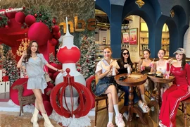 Hot face sao Việt: Vợ đạo diễn Victor Vũ đi chơi Giáng sinh sớm