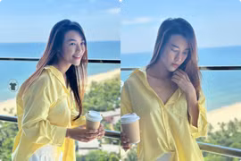 MC Hoàng Oanh thăng hạng nhan sắc, gợi cảm hơn khi có bạn trai mới 